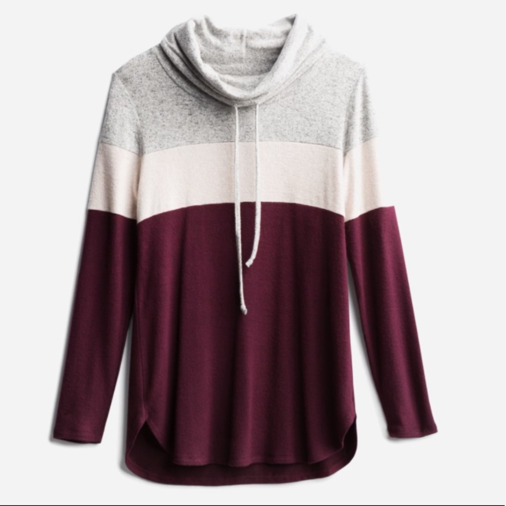 Cameron cowl neck striped top. Bought from postmark